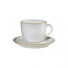 ASA Saisons Sand Cappuccinotasse mit Untertasse 0,23 L 