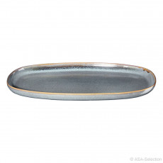 ASA Saisons Denim Platte oval 31x18 cm