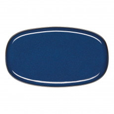 ASA Saisons Midnight Blue Platte oval 31x18 cm