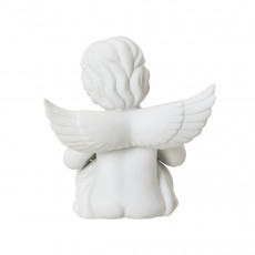 Rosenthal Engel mit Geschenk mittel weiß matt 11 cm