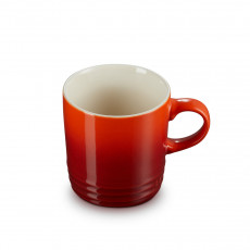 Le Creuset Poterie Geschirr Becher mit Henkel Kirschrot 0,35 L