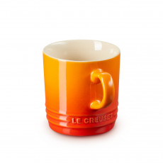 Le Creuset Poterie Geschirr Becher mit Henkel Ofenrot 0,35 L