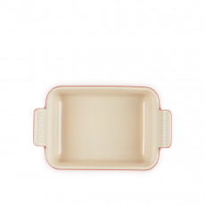 Le Creuset Poterie Auflaufformen Rechteckige Auflaufform Tradition Kirschrot 19 cm