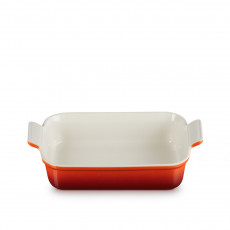 Le Creuset Poterie Auflaufformen Rechteckige Auflaufform Tradition Kirschrot 26 cm