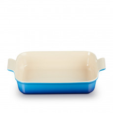 Le Creuset Poterie Auflaufformen Rechteckige Auflaufform Tradition Azure Blue 32 cm
