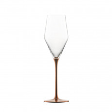 Eisch Kaya Kupfer Champagnerglas mit Moussierpunkt 0,26 L