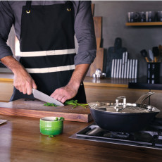 Le Creuset 'Küchentextilien' Schürze schwarz 87x79 cm
