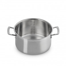 Le Creuset 3-PLY Edelstahl Kochgeschirr Fleischtopf 24 cm