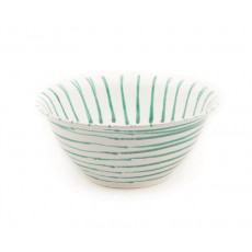 Gmundner Keramik Grüngeflammt Salatschüssel d: 33 cm / h: 14 cm / 4,5 L
