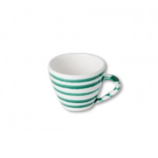 Gmundner Keramik Grüngeflammt Cappuccino-Obertasse 0,16 L / h: 6,8 cm