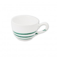 Gmundner Keramik Pur Geflammt Grün Kaffee-Obertasse glatt 0,19 L / h: 6,6 cm