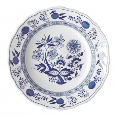 Hutschenreuther Blau Zwiebelmuster Suppenteller (Fahne) 23 cm
