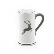 Gmundner Keramik Grauer Hirsch Bierkrug Form-A Klein 0,3 L / h: 14 cm