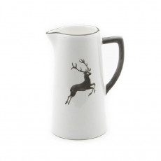 Gmundner Keramik Grauer Hirsch Wasserkrug 1,2 L / h: 22 cm