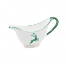 Gmundner Keramik Grüner Hirsch Sauciere Gourmet 0,2 L / h: 10 cm
