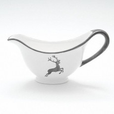 Gmundner Keramik Grauer Hirsch Sauciere Gourmet 0,2 L / h: 10 cm