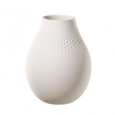 Villeroy & Boch Manufacture Collier Blanc Vase Perle hoch 20 cm