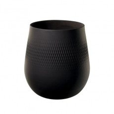 Villeroy & Boch Manufacture Collier Noir Vase Carré groß 22,5 cm