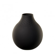 Villeroy & Boch Manufacture Collier Noir Vase Perle klein 12 cm