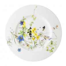 Rosenthal Brillance Fleurs des Alpes Brot-/Frühstücksteller Fahne 19 cm