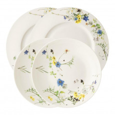 Rosenthal Brillance Fleurs des Alpes Speise-Set für 2 Personen 4-tlg.