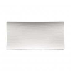 Rosenthal Mesh Weiß Platte flach 26x13 cm
