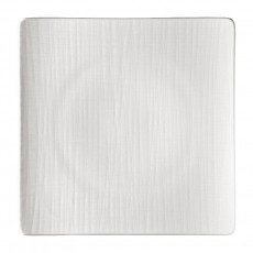 Rosenthal Mesh Weiß Teller quadratisch flach 31 cm