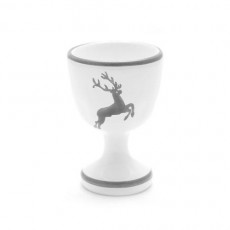 Gmundner Keramik Grauer Hirsch Eierbecher glatt d: 4,9 cm / h: 7,5 cm