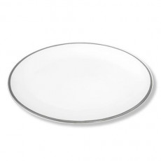 Gmundner Keramik Grauer Rand Platte oval 33x26 cm