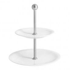 Kahla Update Weiß - Belle Etage Etagere Mini 2-tlg. Oberer Teller 16 cm / Unterer Teller 21,5 cm