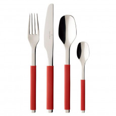 Villeroy & Boch Besteck S+ Cranberry Tafelbesteck Set 24-tlg.