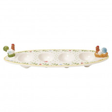 Villeroy & Boch Spring Awakening Ei-Boot Hahn & Henne 31x12 cm