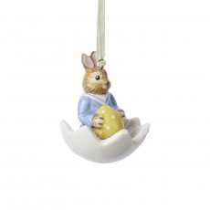 Villeroy & Boch Bunny Tales Ornament Hase Max in Eischale - Hänger 5 cm