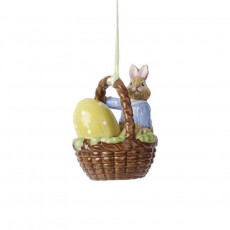 Villeroy & Boch Bunny Tales Ornament Korb Hase Max - Hänger 5 cm