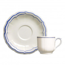 Gien Filets Bleus Espresso-Untertasse 14 cm