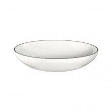 ASA A Table Ligne Noire Pastateller / Suppenteller d: 22 cm / h: 5 cm / 0,70 L