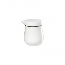 ASA A Table Weiß Sauciere mit Deckel - doppelwandig 0,14 L / 9x7 cm / h: 10 cm