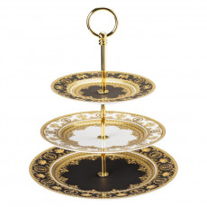 Rosenthal Versace I love Baroque Etagere 3-tlg. Teller 18-22-27 cm