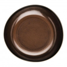 Rosenthal Junto Bronze - Steinzeug Teller tief 28 cm