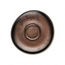 Rosenthal Junto Bronze - Steinzeug Kombi-/Kaffee-/Tee-Untertasse 15 cm