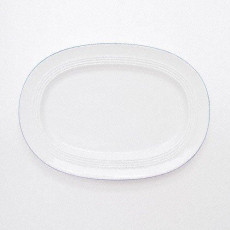 Friesland Jeverland Kleine Brise Platte oval 36 x 24 cm
