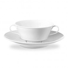 KPM Urania Weiß Suppen-Obertasse