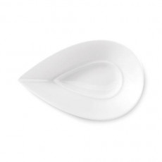 KPM Urania Weiß Schälchen blattförmig 12,5 cm
