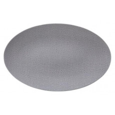 Seltmann Weiden Life Fashion - Elegant Grey Servierplatte oval 40x26 cm