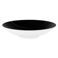 Seltmann Weiden Life Fashion - Glamorous Black Pastateller / Suppenteller 23 cm