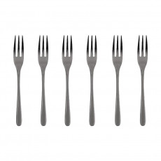 Sambonet Taste - Edelstahl / PVD schwarz Kuchengabel-Set 6-tlg.