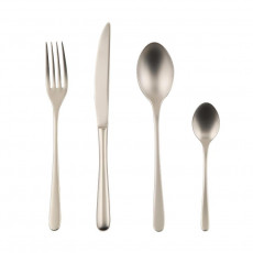 Sambonet Taste Antique - Edelstahl / PVD champagnerfarben Besteckset 24-tlg. Vollheft / Monoblock
