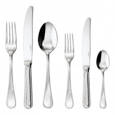 Sambonet Contour - Edelstahl versilbert Besteckset 36-tlg. Vollheft / Monoblock
