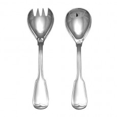Robbe & Berking Alt Faden 150 g versilbert Salatbesteck groß