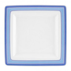 Friesland Jeverland Strand-Linie Speiseteller eckig 26x26 cm